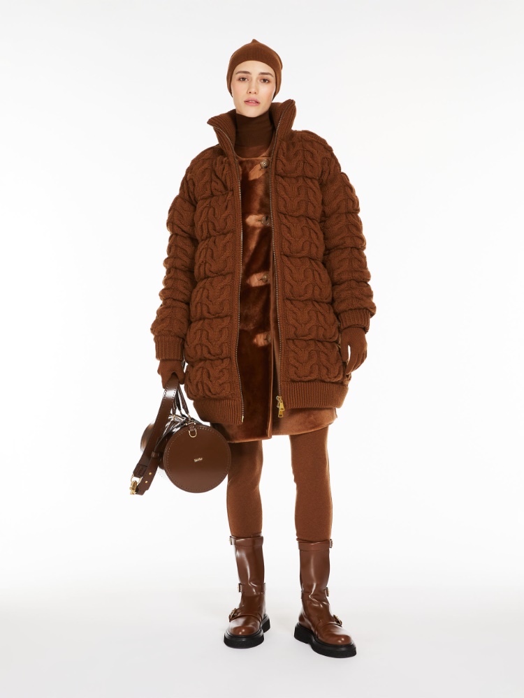 Wool and cashmere leggings