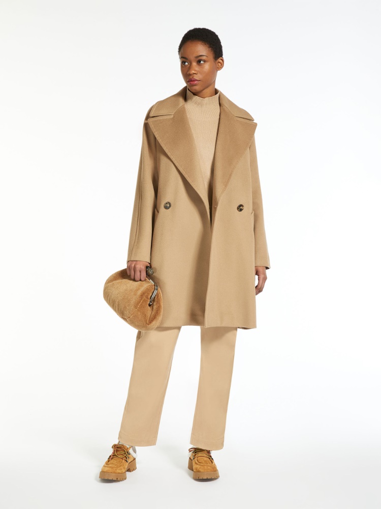 Wool broadcloth coat