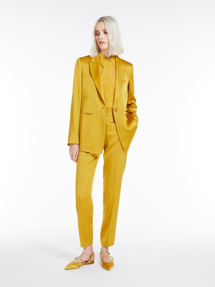 Envers satin cigarette trousers