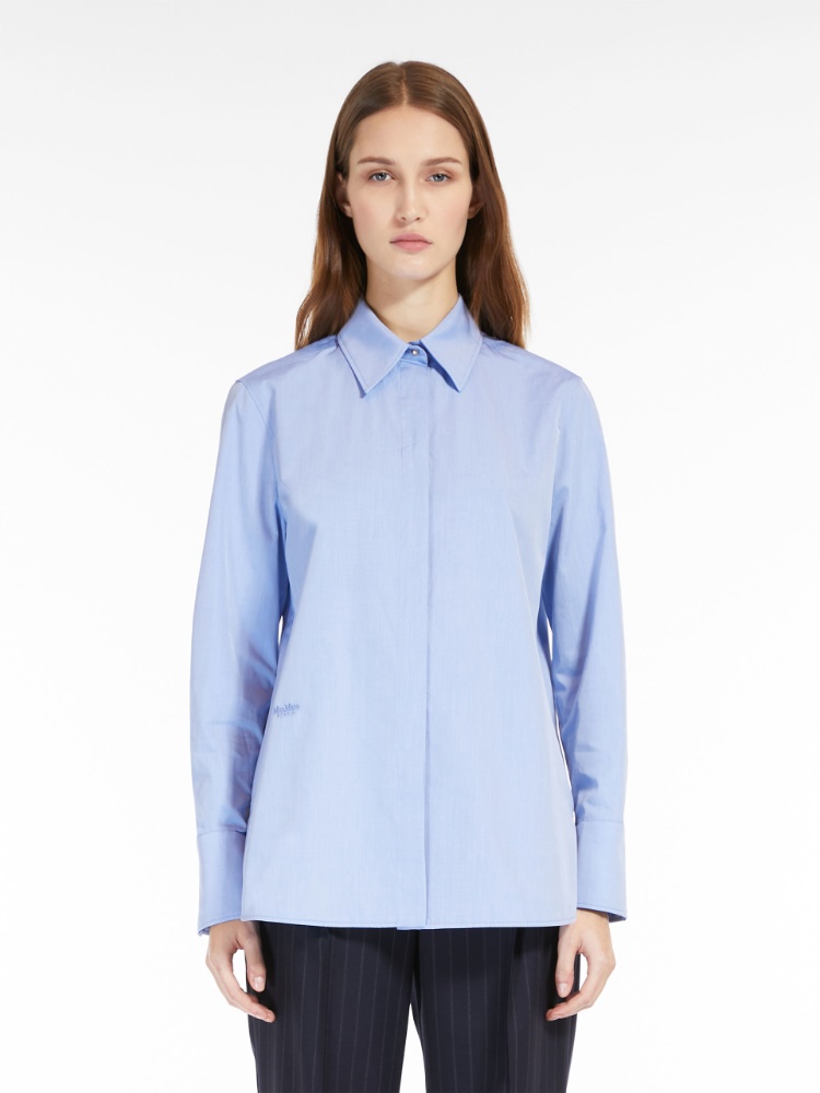 Chambray boyfriend shirt
