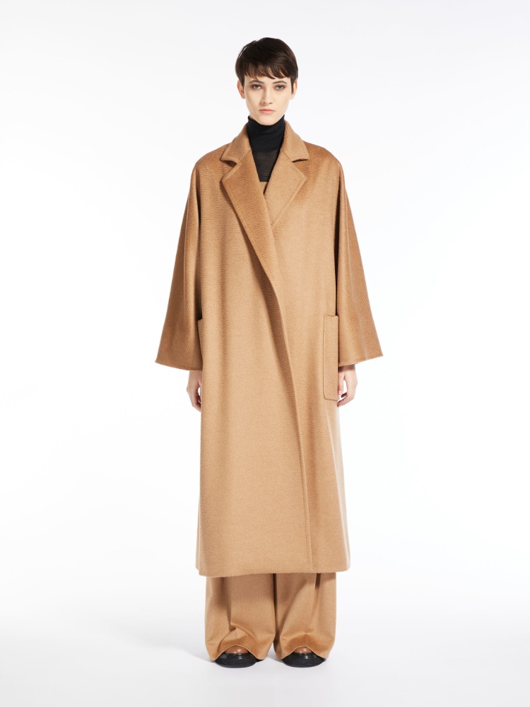 Camel colour robe coat