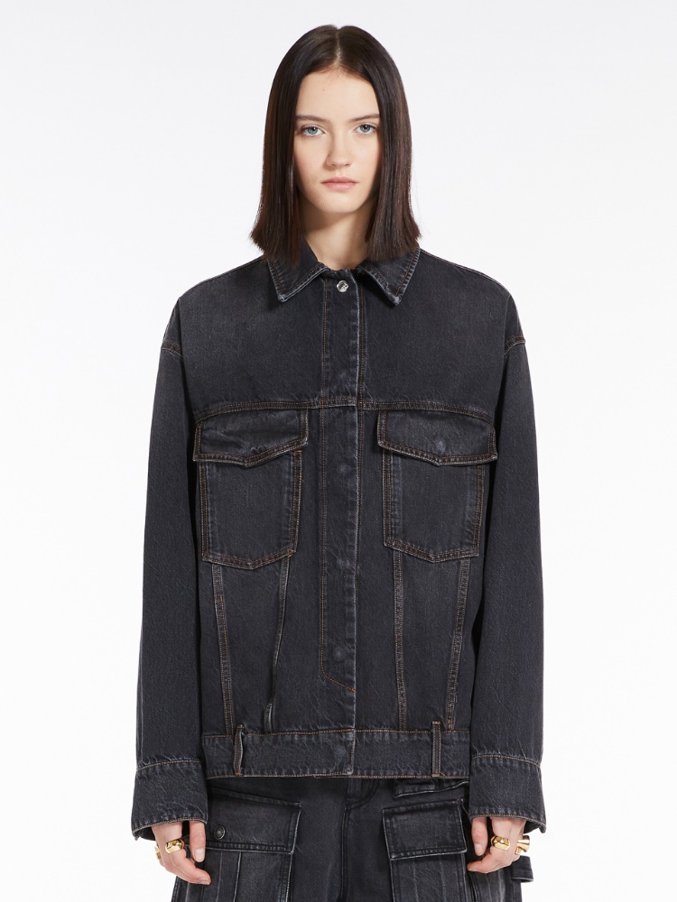 Oversized denim jacket