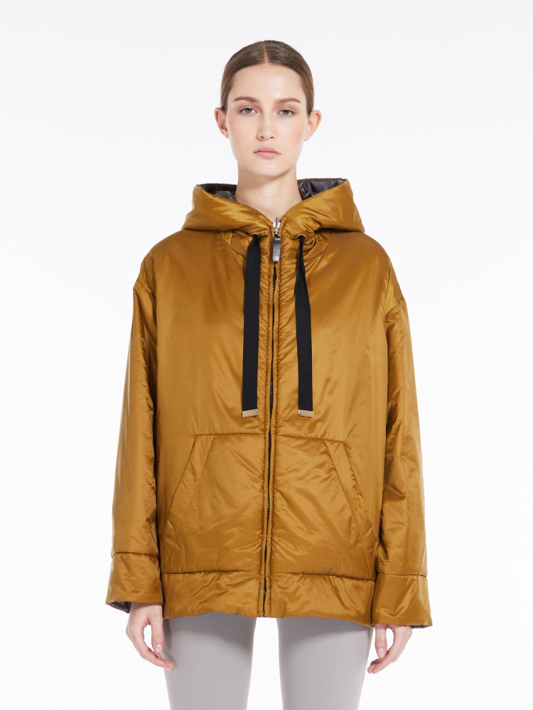 Reversible water-repellent canvas jacket
