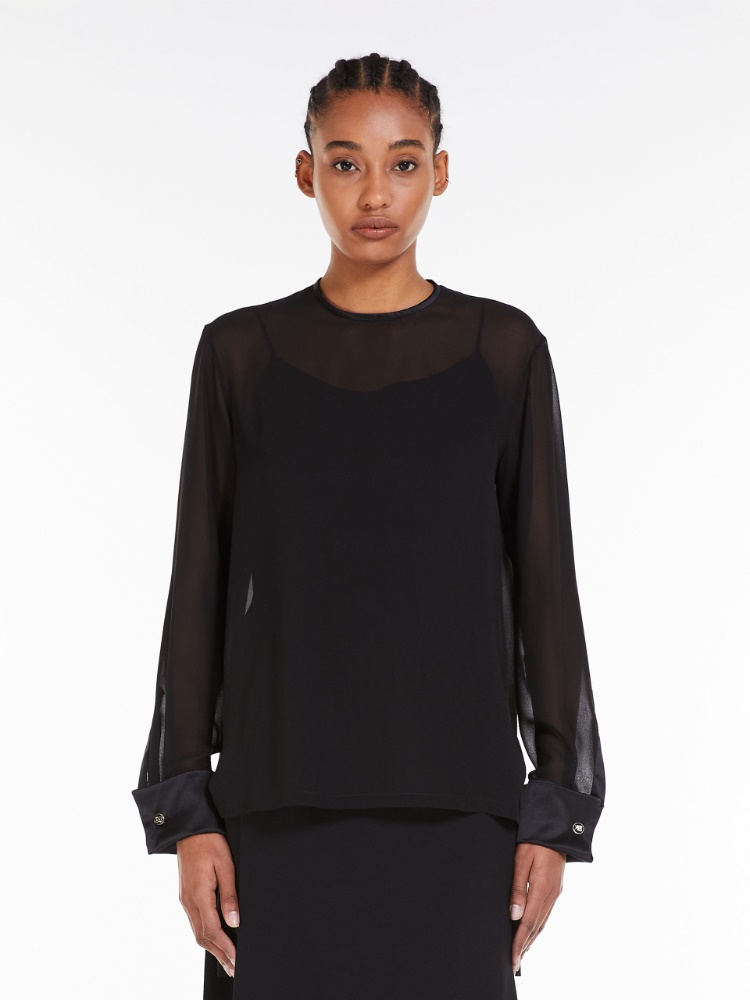 Silk georgette blouse