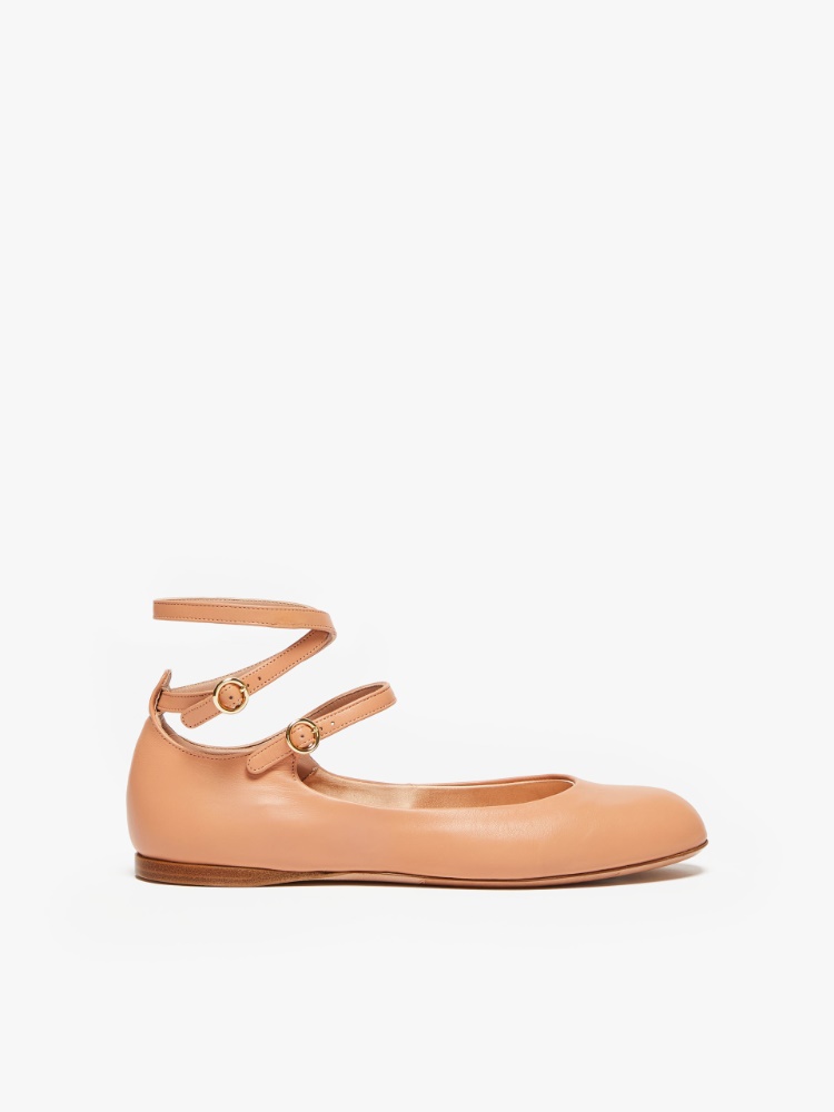 Nappa leather ballet flats
