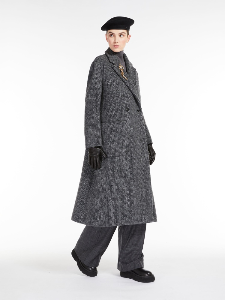 Wool tweed coat