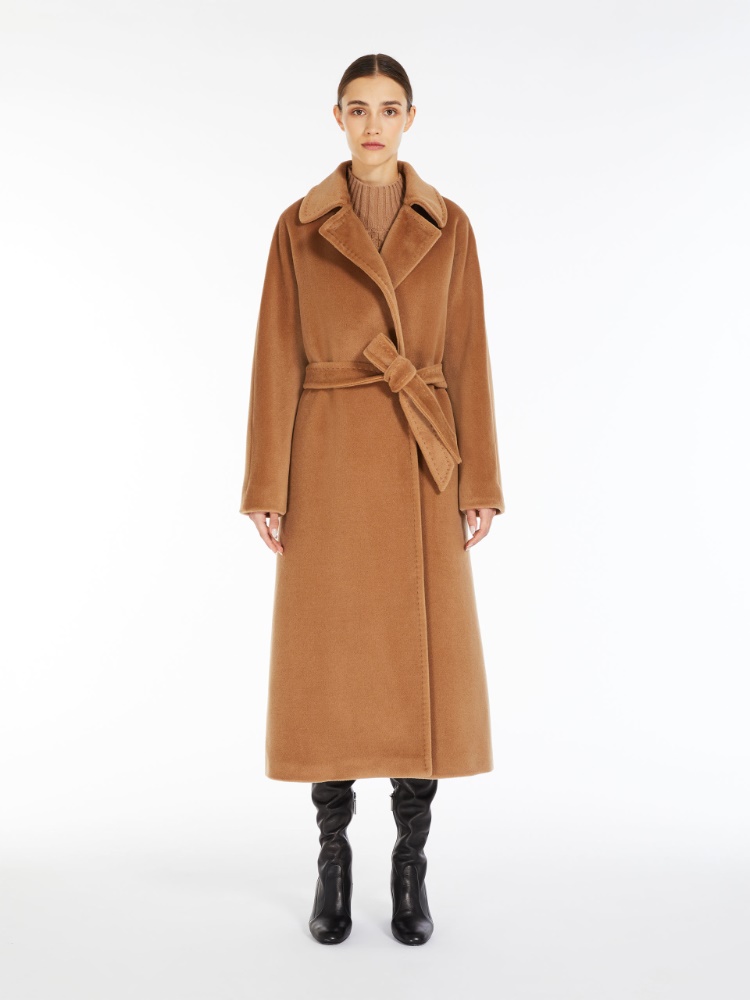 Wool beaver cloth coat