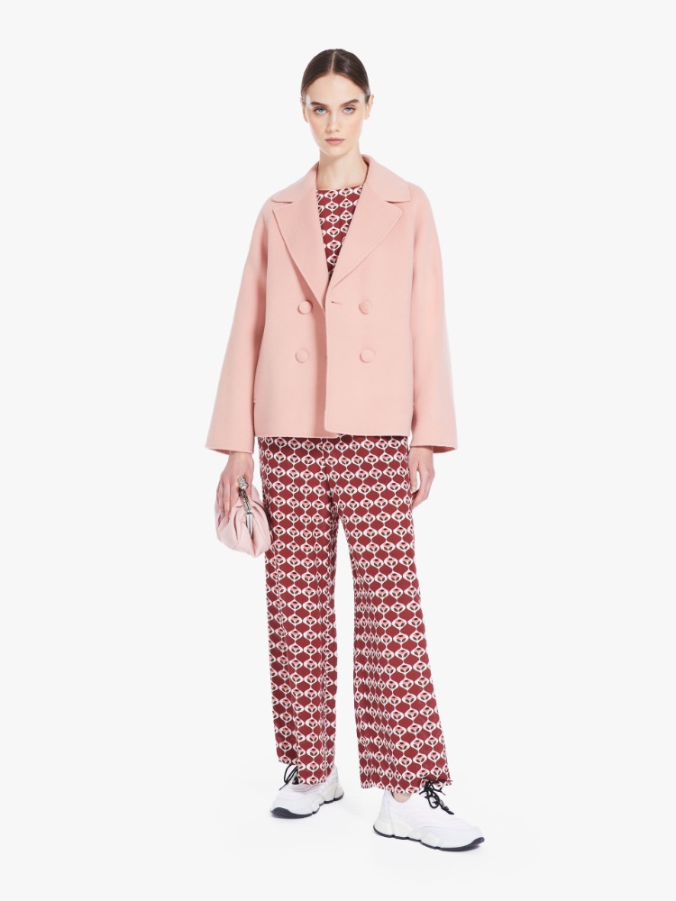 Double-breasted jacket in wool