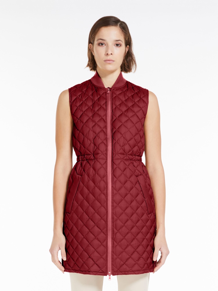 Quilted nylon gilet