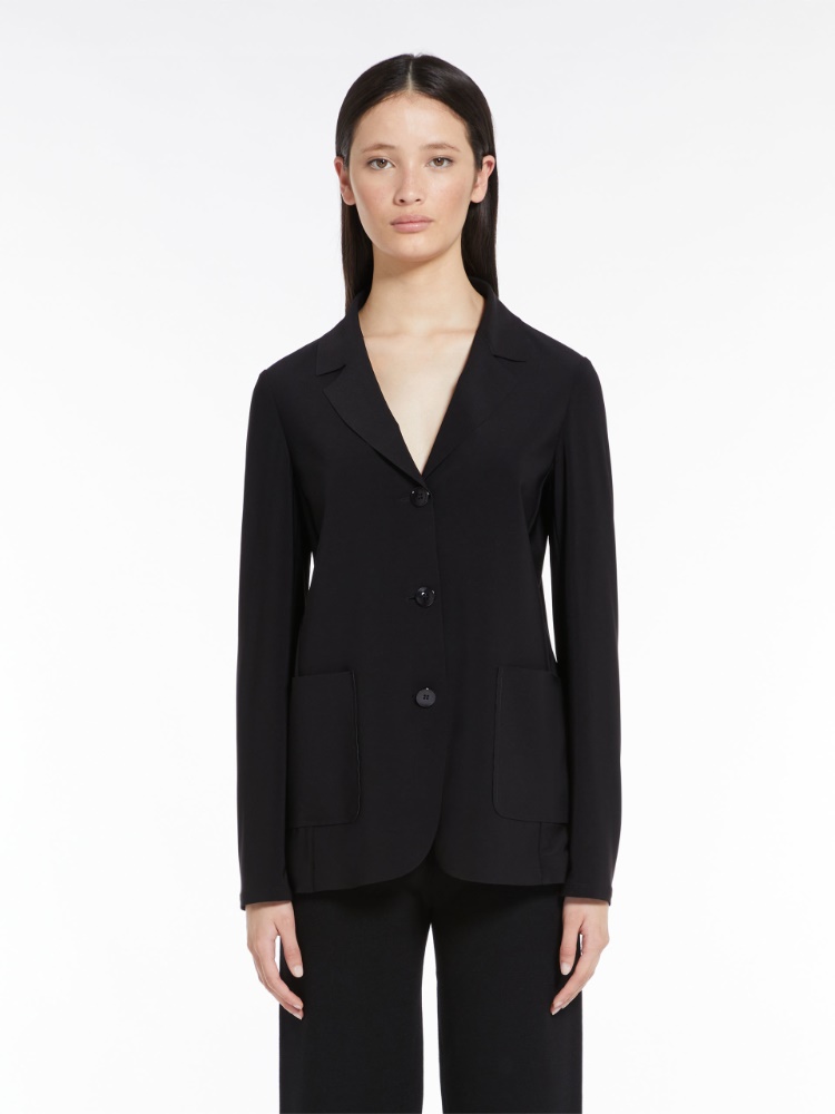 Blazer in stretch jersey