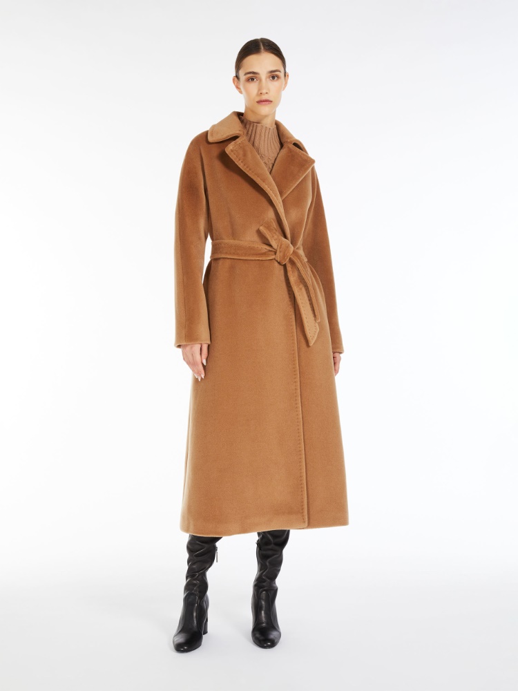 Wool beaver cloth coat