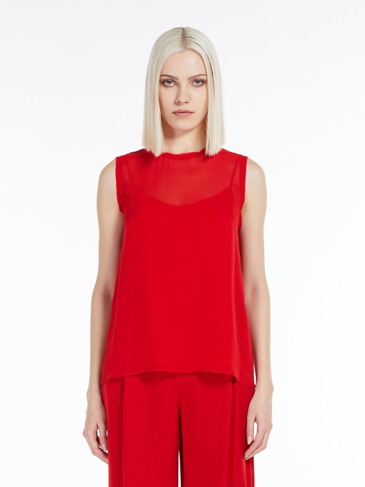 Silk georgette blouse