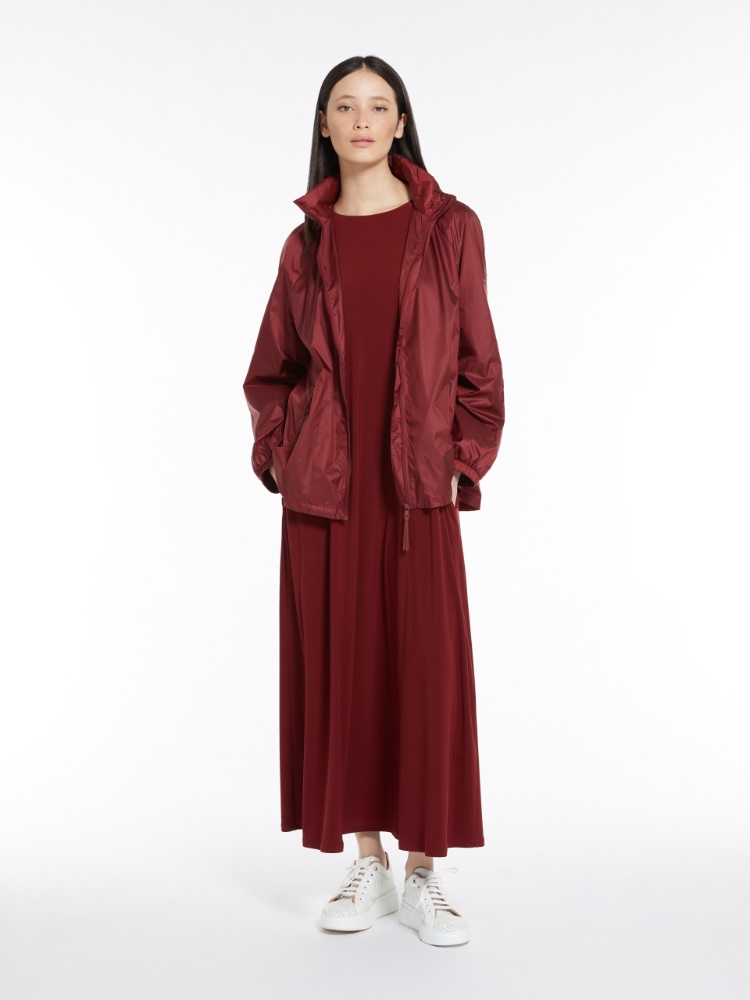 Stretch jersey A-line dress