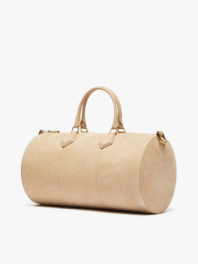 Large nubuck leather bag