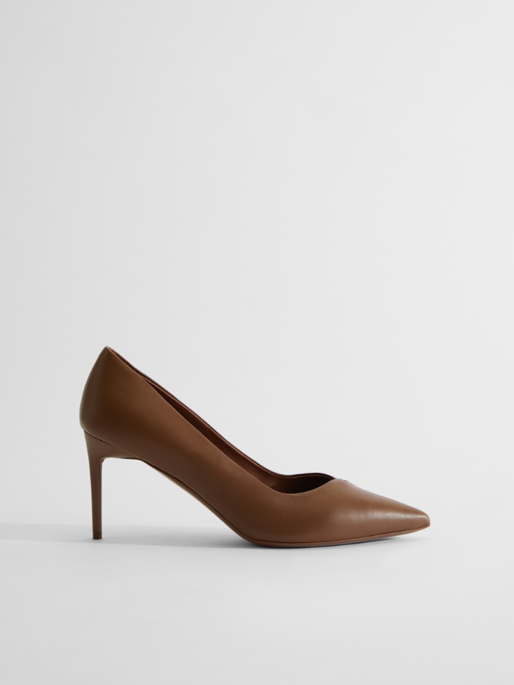 Nappa leather court shoes