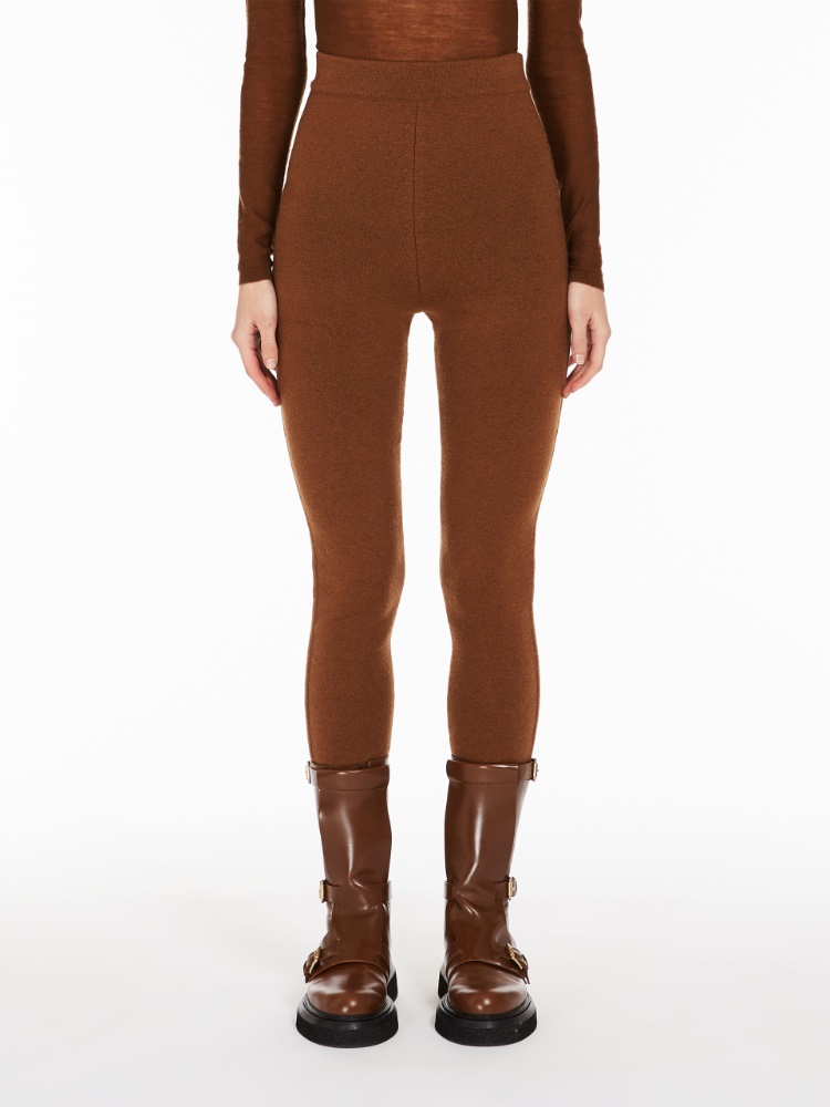 Wool and cashmere leggings