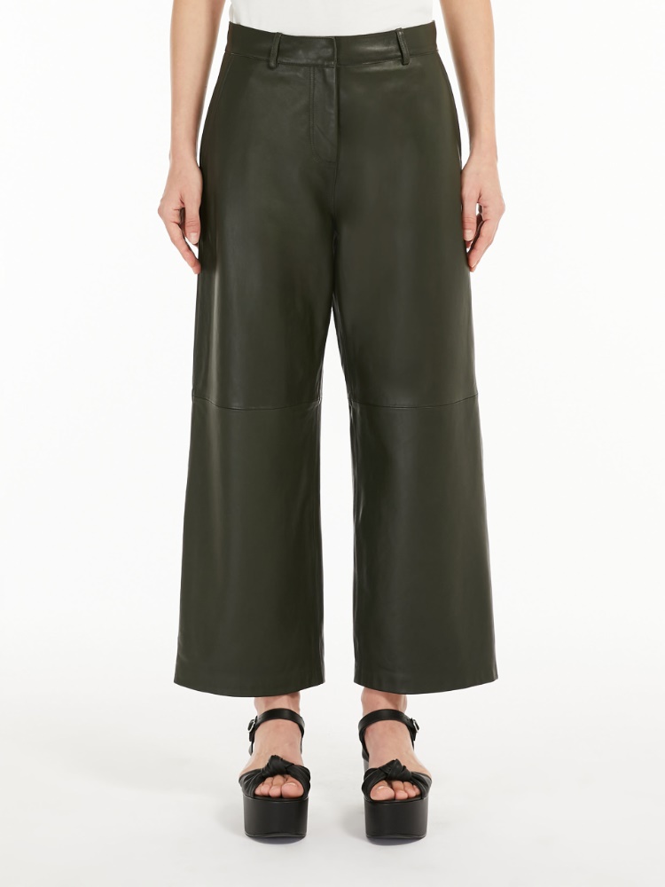 Soft leather trousers