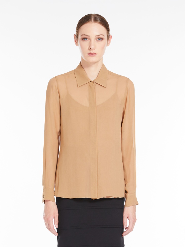 Silk georgette shirt