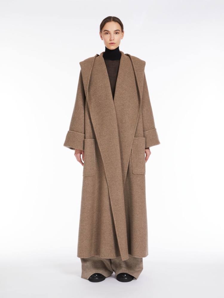 Camel colour robe coat