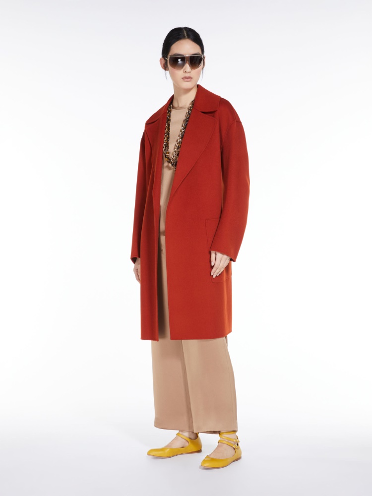 Wool robe coat