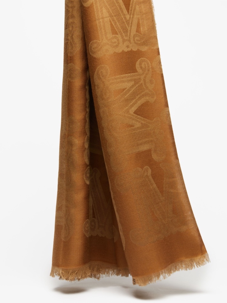 Modal and wool-blend shawl