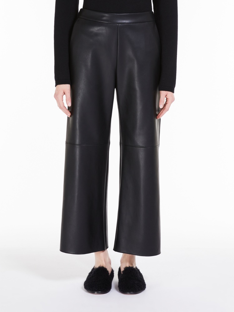 Coated fabric trousers