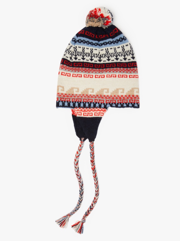 Hat in alpaca and wool yarn