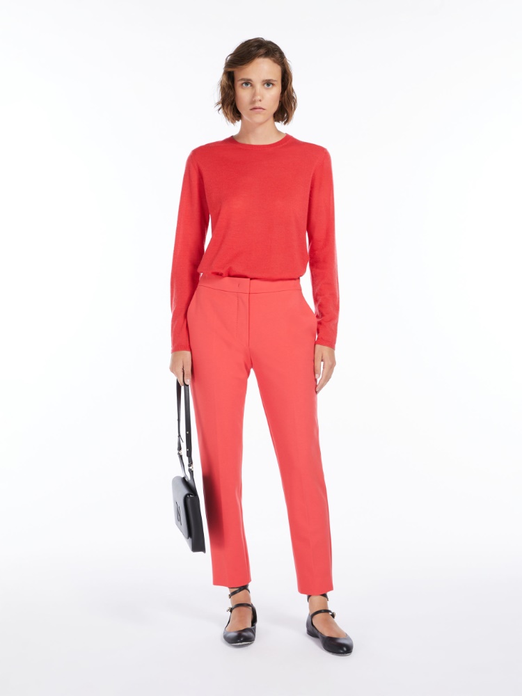 Viscose jersey trousers