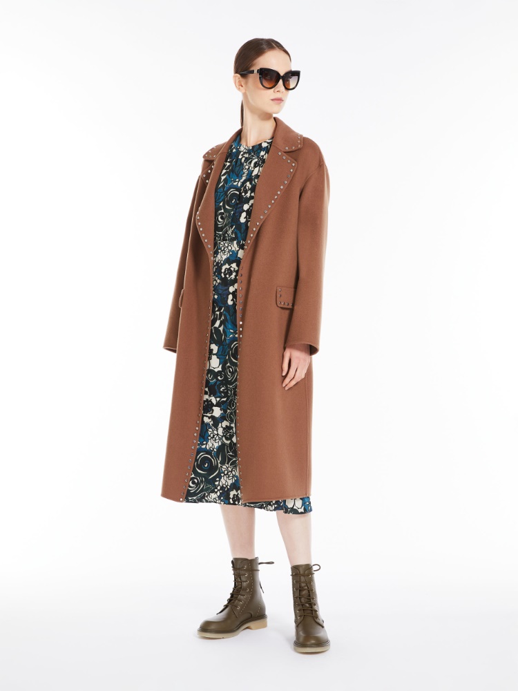 Wool robe coat