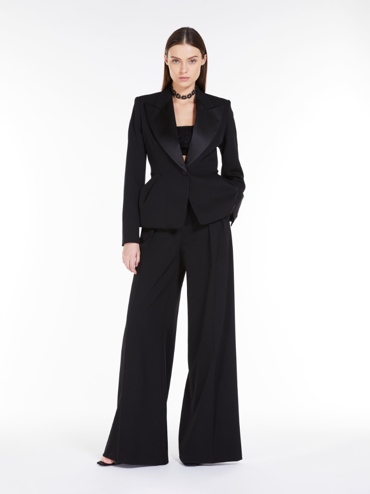 Couture jacket in stretch wool