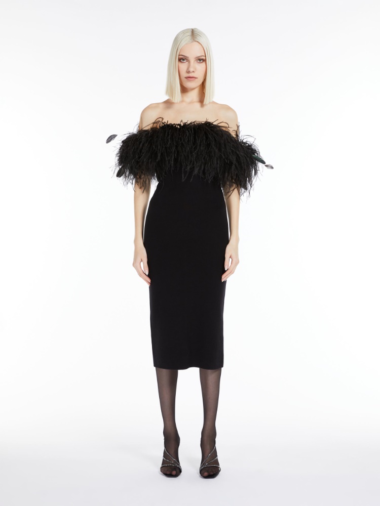 Silk and wool yarn dress