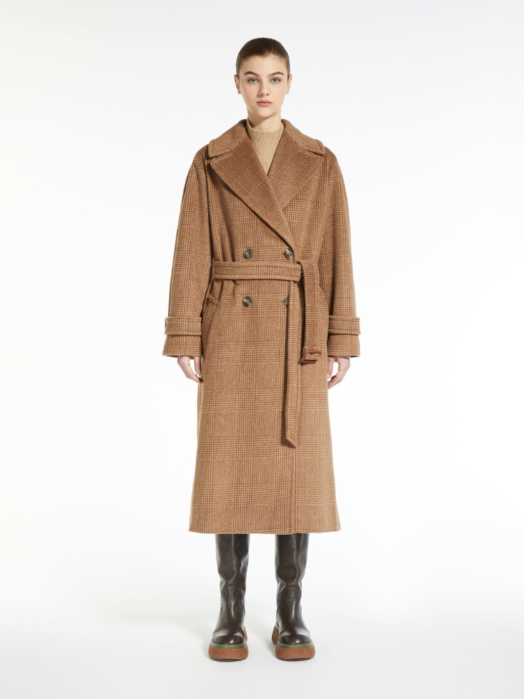 Wool, alpaca and mohair coat