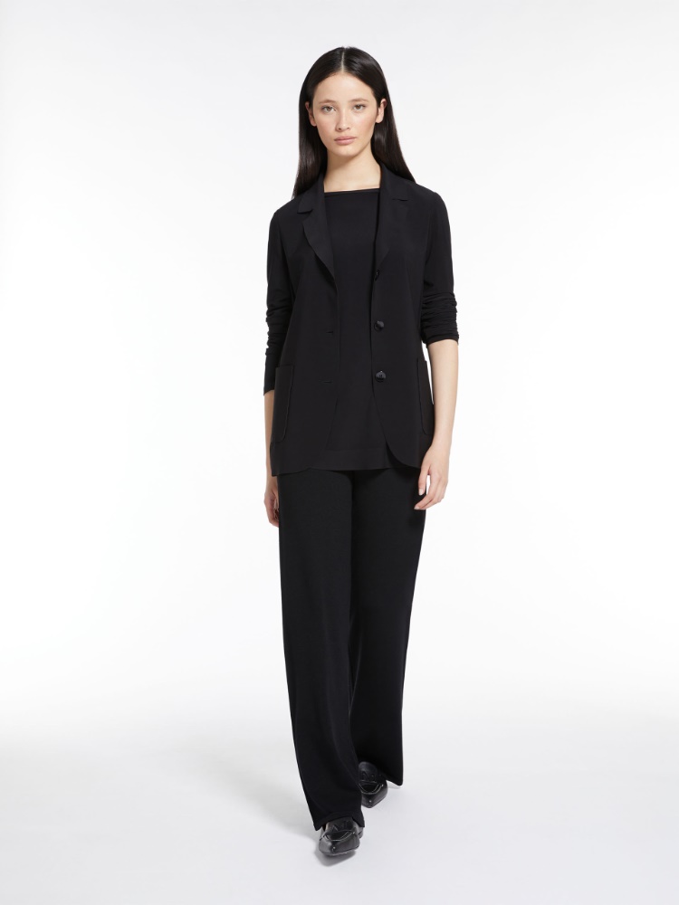 Blazer in stretch jersey