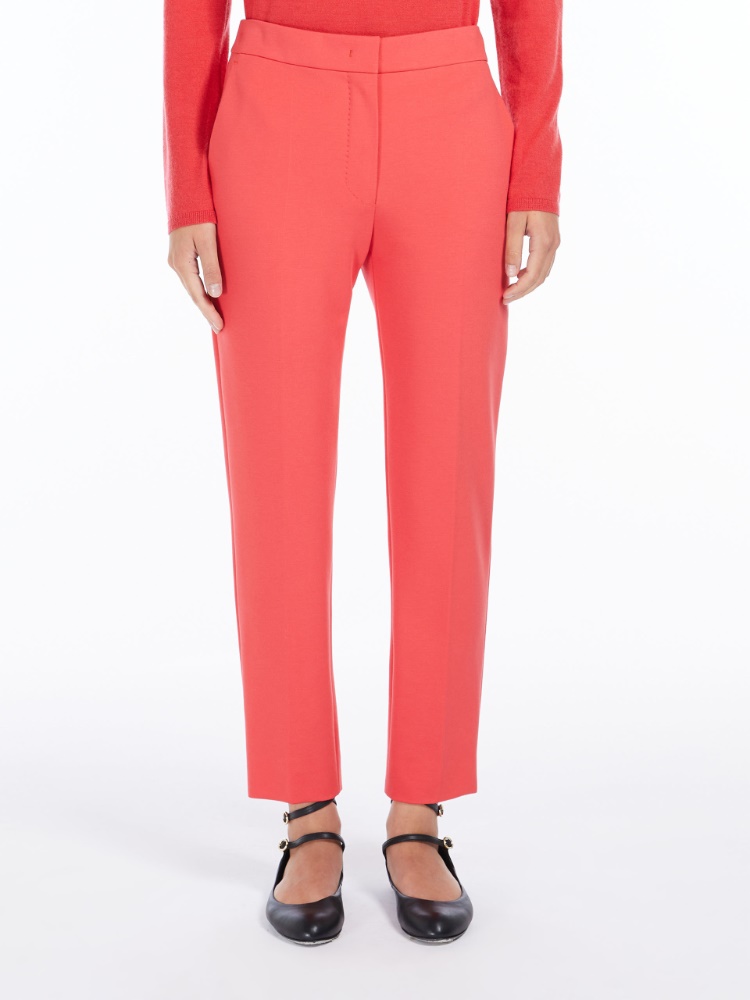 Viscose jersey trousers