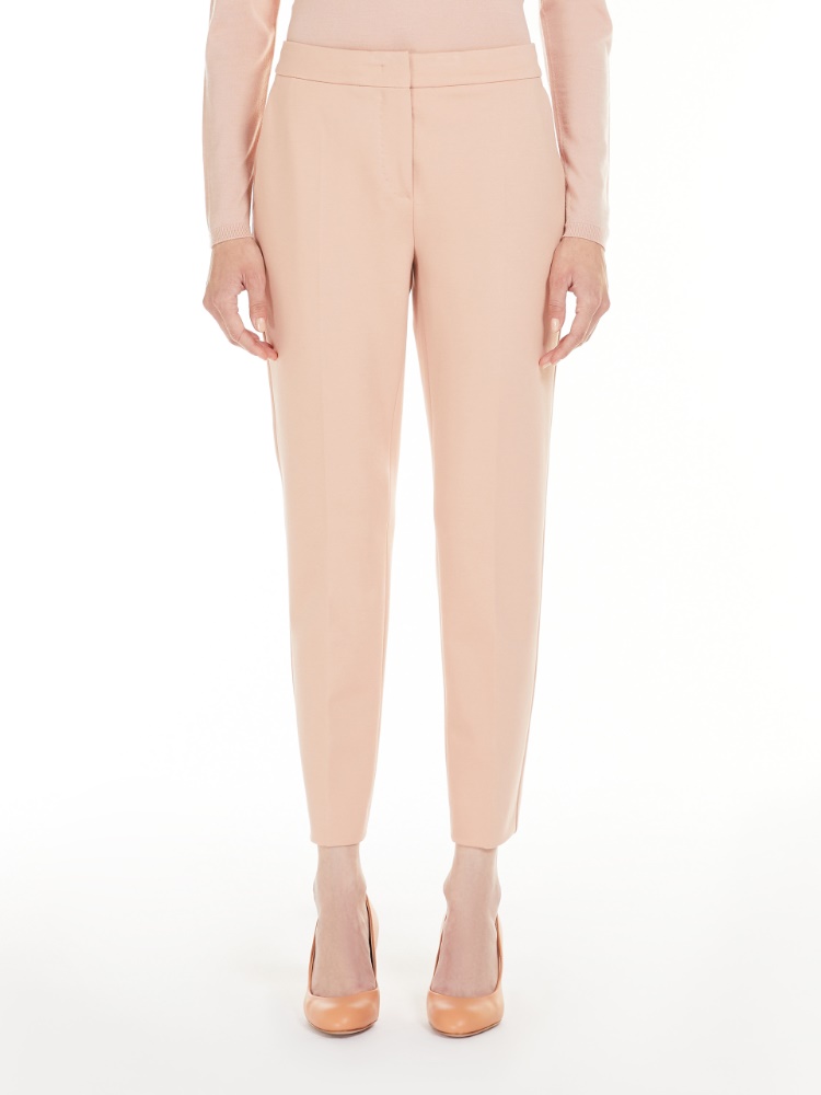 Viscose jersey trousers