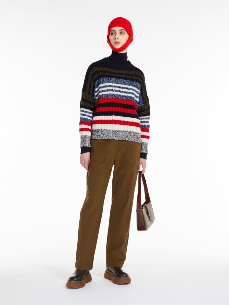 Cotton drill trousers