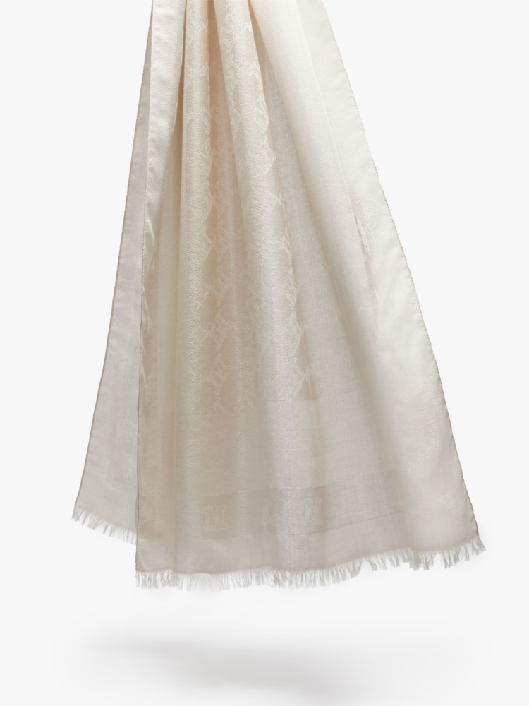 Wool and lurex stole