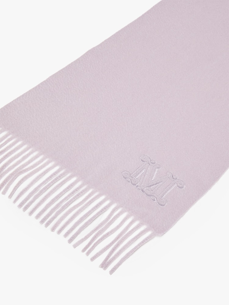 Cashmere stole with embroidery