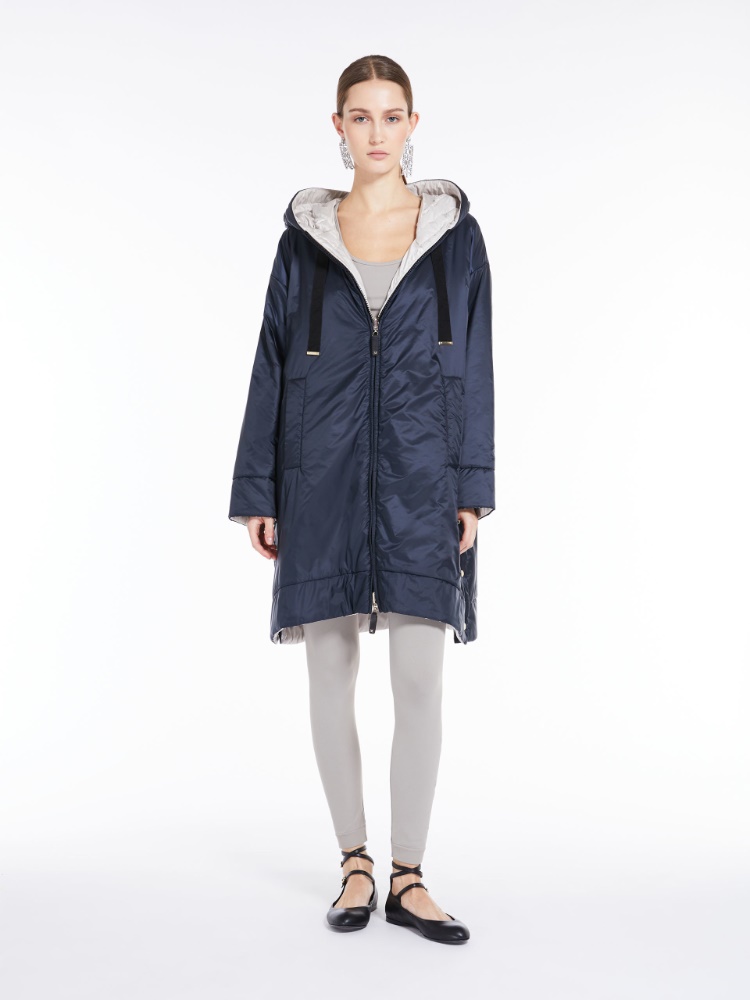 Reversible water-repellent canvas jacket