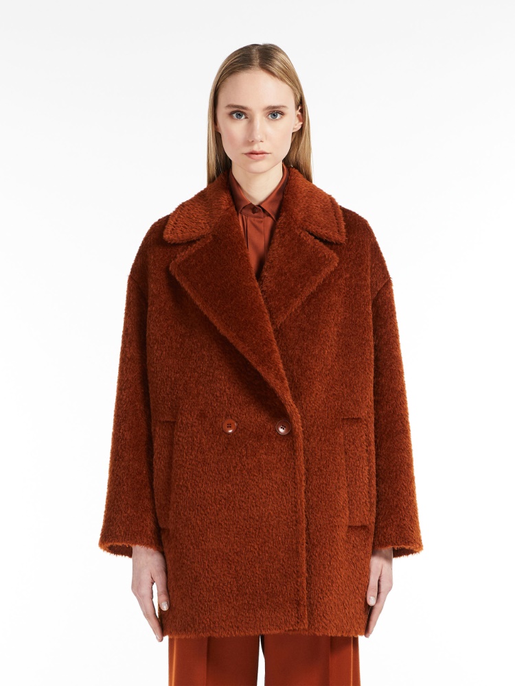 Alpaca and wool jacket