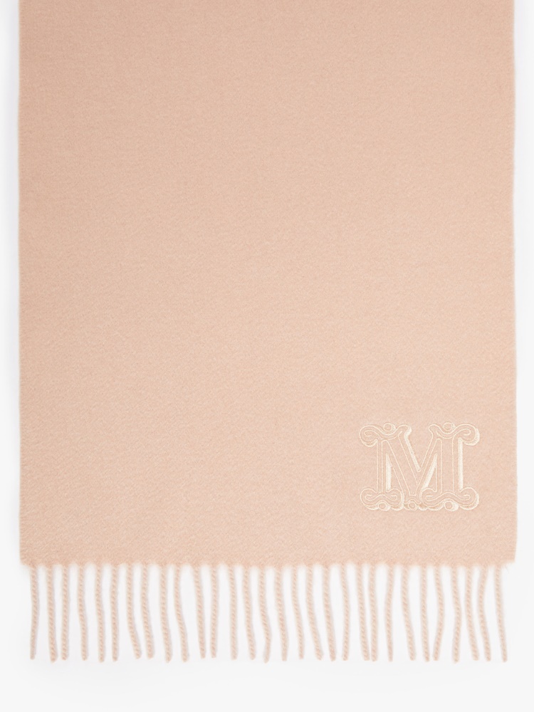Cashmere stole with embroidery