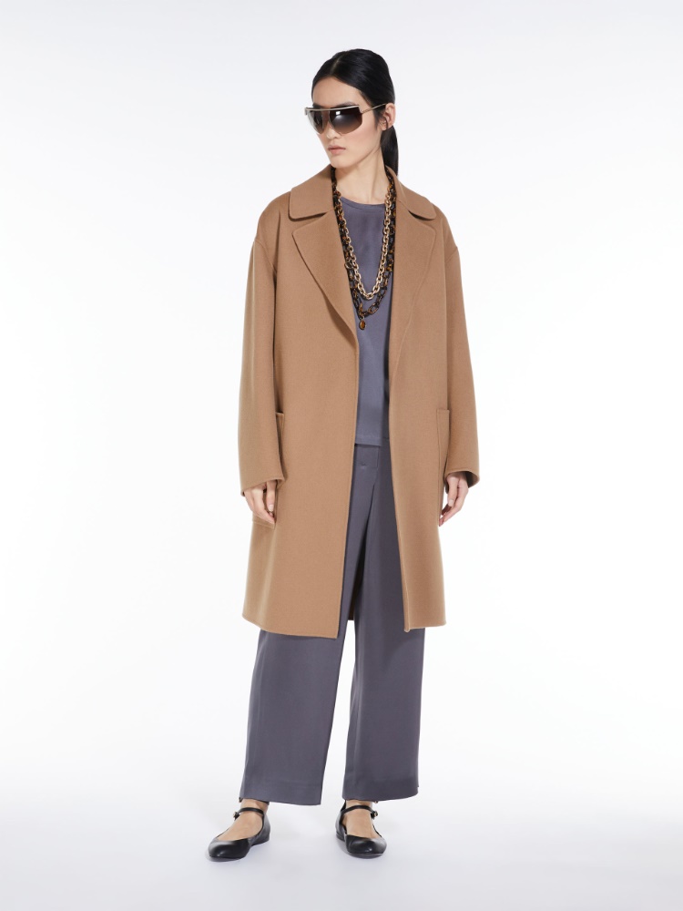 Wool robe coat