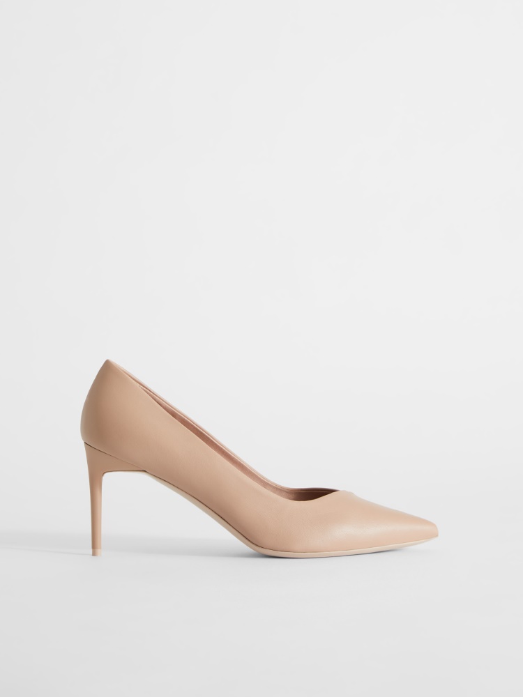 Nappa leather court shoes