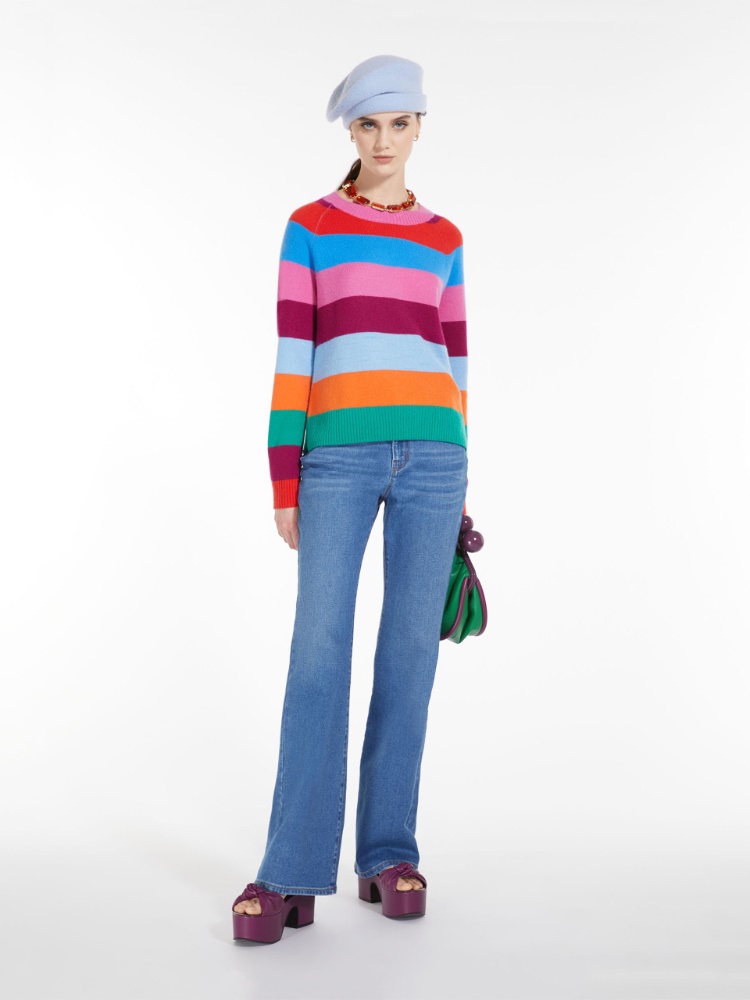 Striped cashmere knit