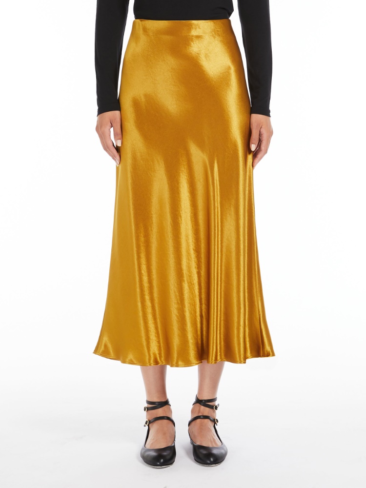 Satin skirt