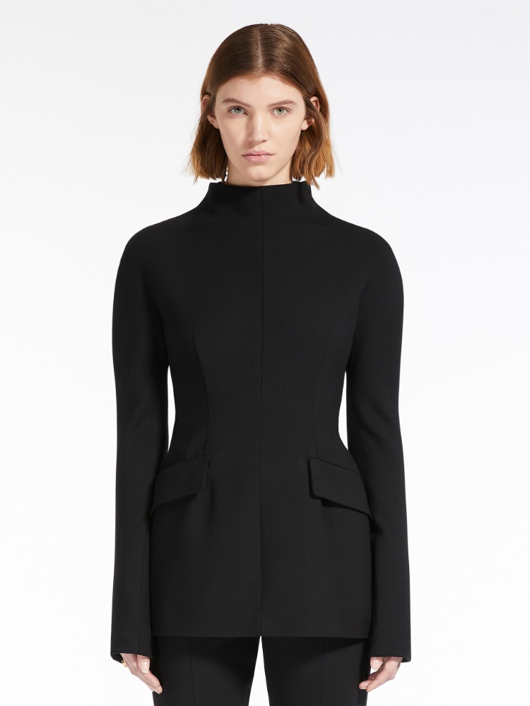 Slim-fit deconstructed jacket