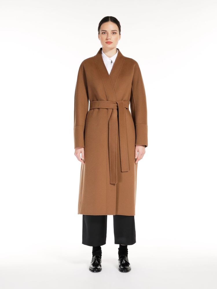 Wool robe coat