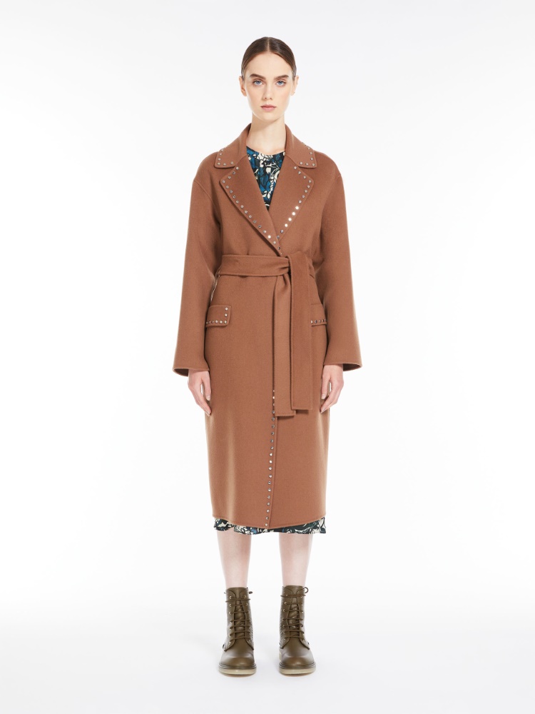 Wool robe coat