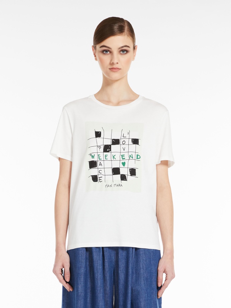 Printed jersey T-shirt