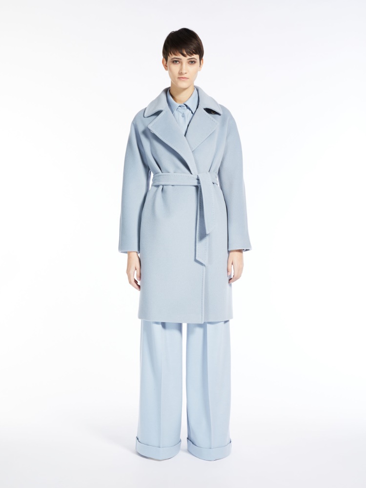 Cashmere and wool robe coat
